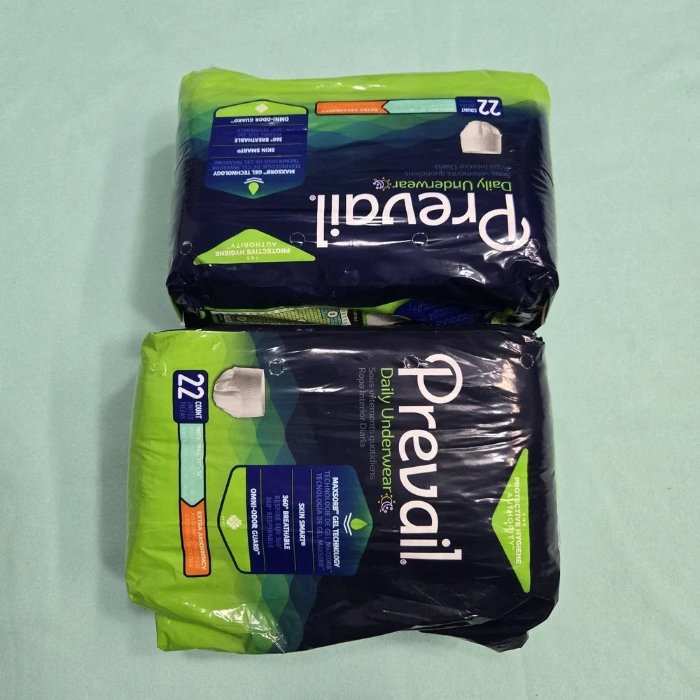 Prevail Daily Underwear‎ Small Medium 22ct 2 Bags MaxSorb Extra Absorbency Adult
